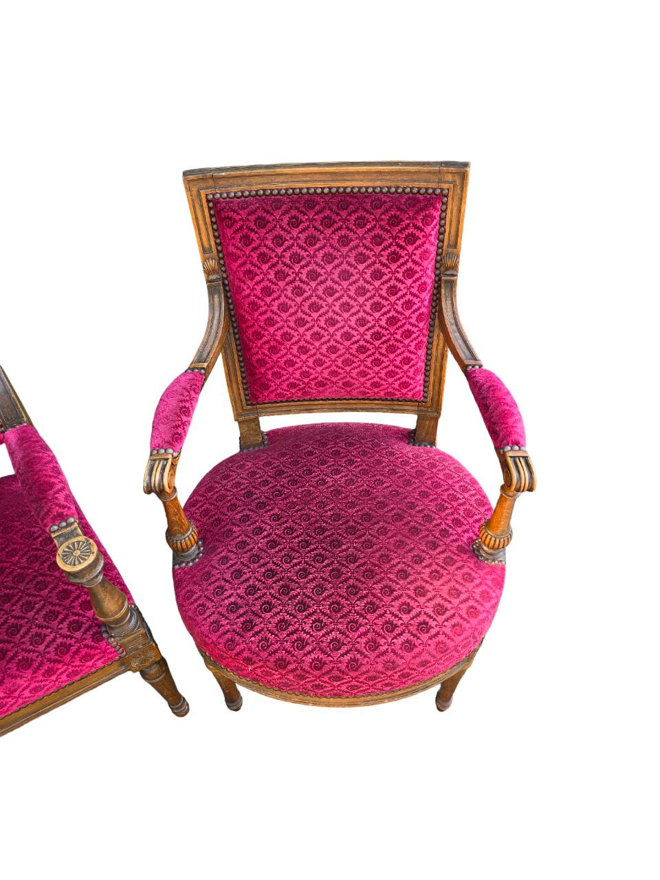 Salon Louis XVI - Banquette et deux fauteuils