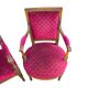 Salon Louis XVI - Banquette et deux fauteuils