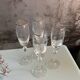 Flûtes à champagne en cristal