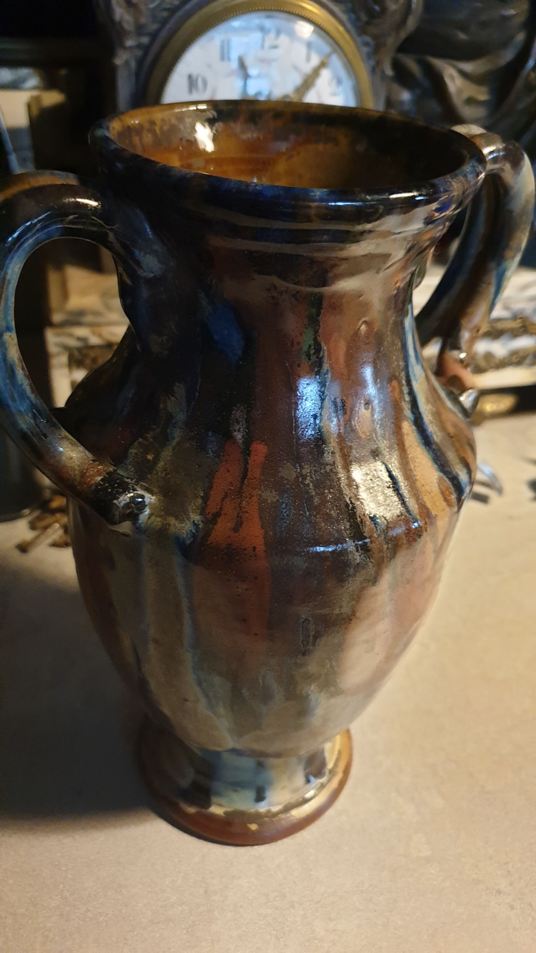 Renault silver vase