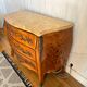 Louis XV style commode in wood and marble