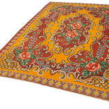 Handmade Vintage Moldovian Red Kilim 192 cm x 275 cm - 23399