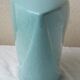 Vase en céramique turquoise