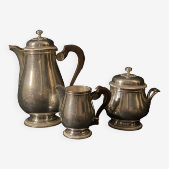 Christofle service - Gallia collection in silver metal / 3 pieces