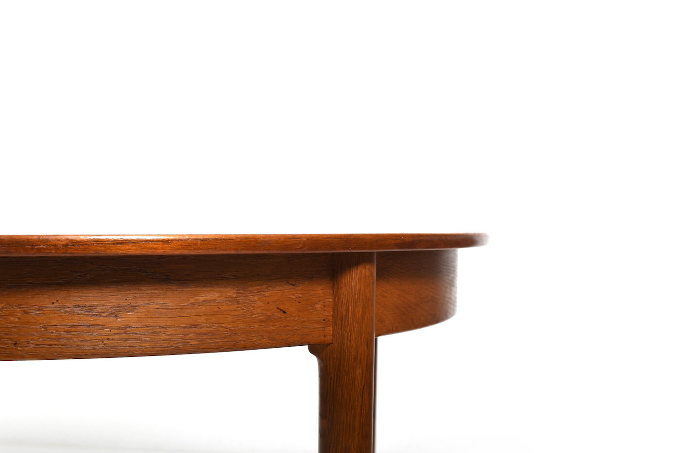 Hans J. Wegner Teak and Oak Dining Table 1950s