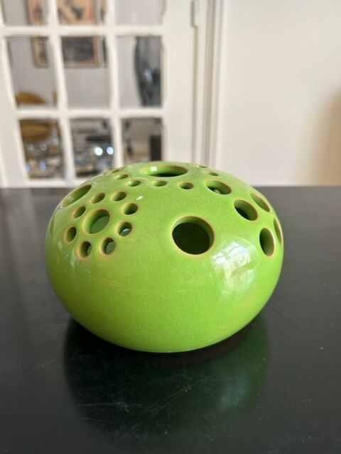 large spade flower paul badié pottery of la Brague