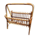 Vintage rattan magazine door