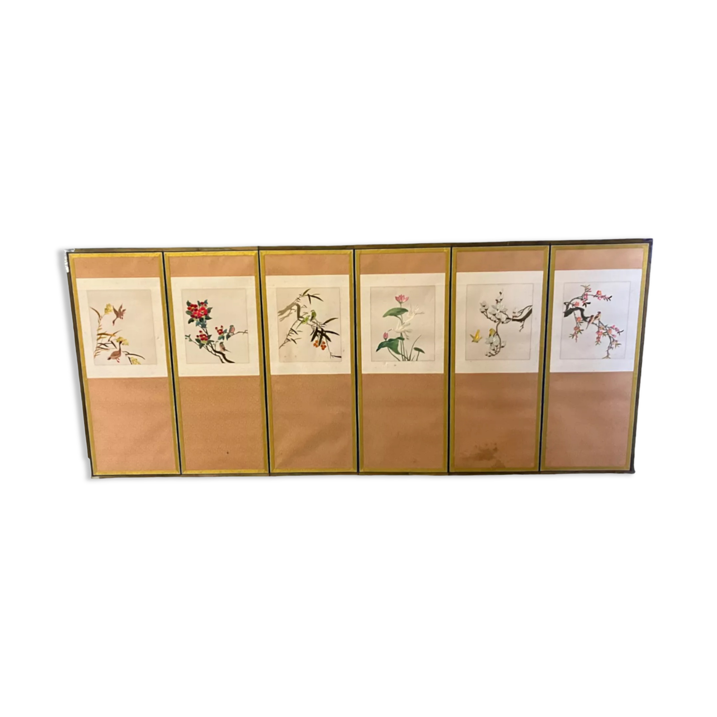 Paravent chinois à six feuilles