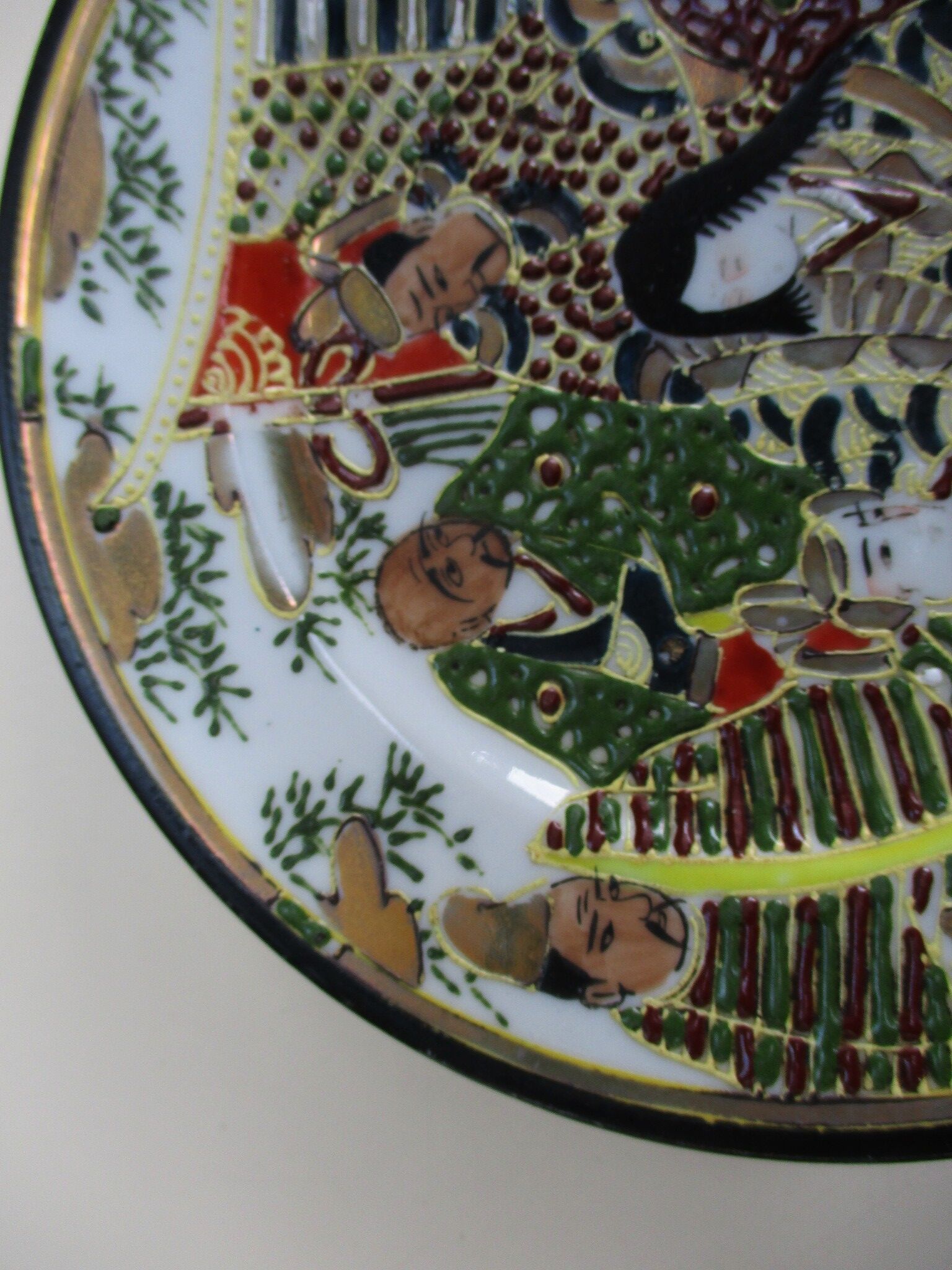 Assiettes porcelaine du japon satsuma