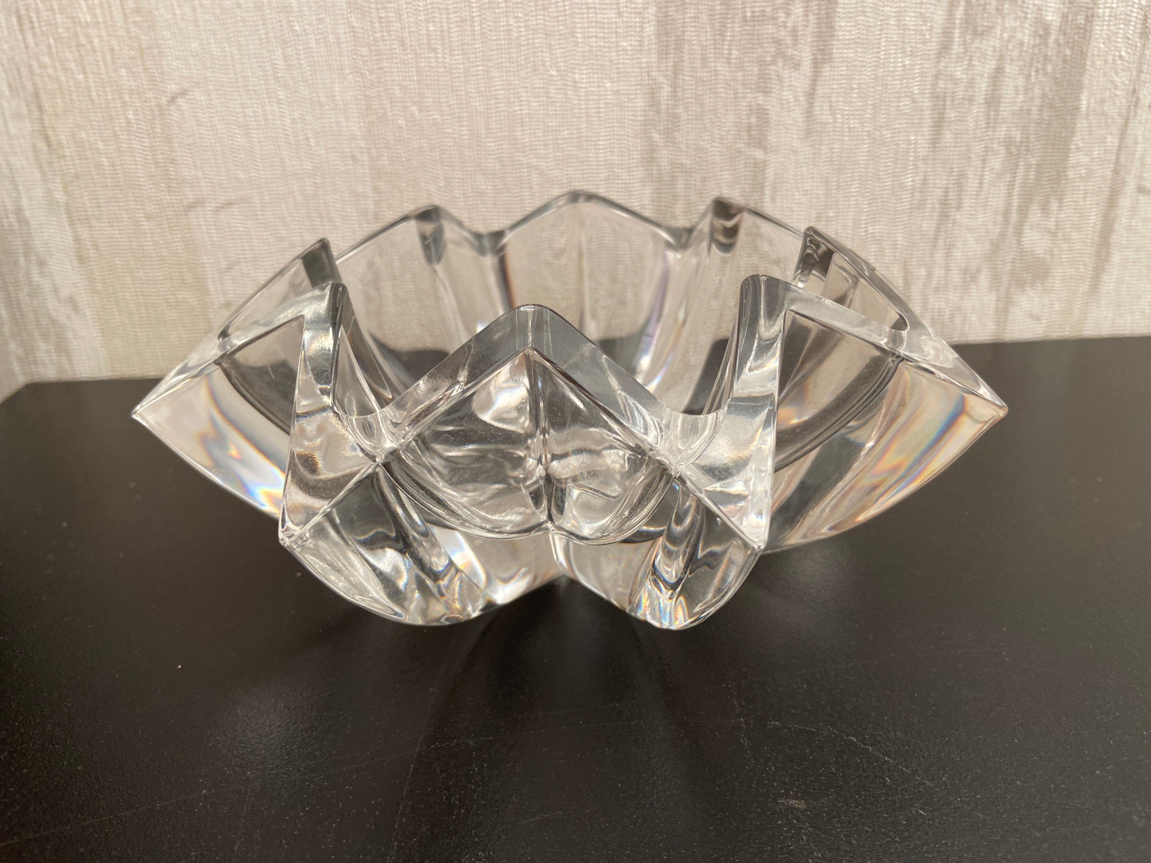 Cendrier  ou  vide poche en cristal