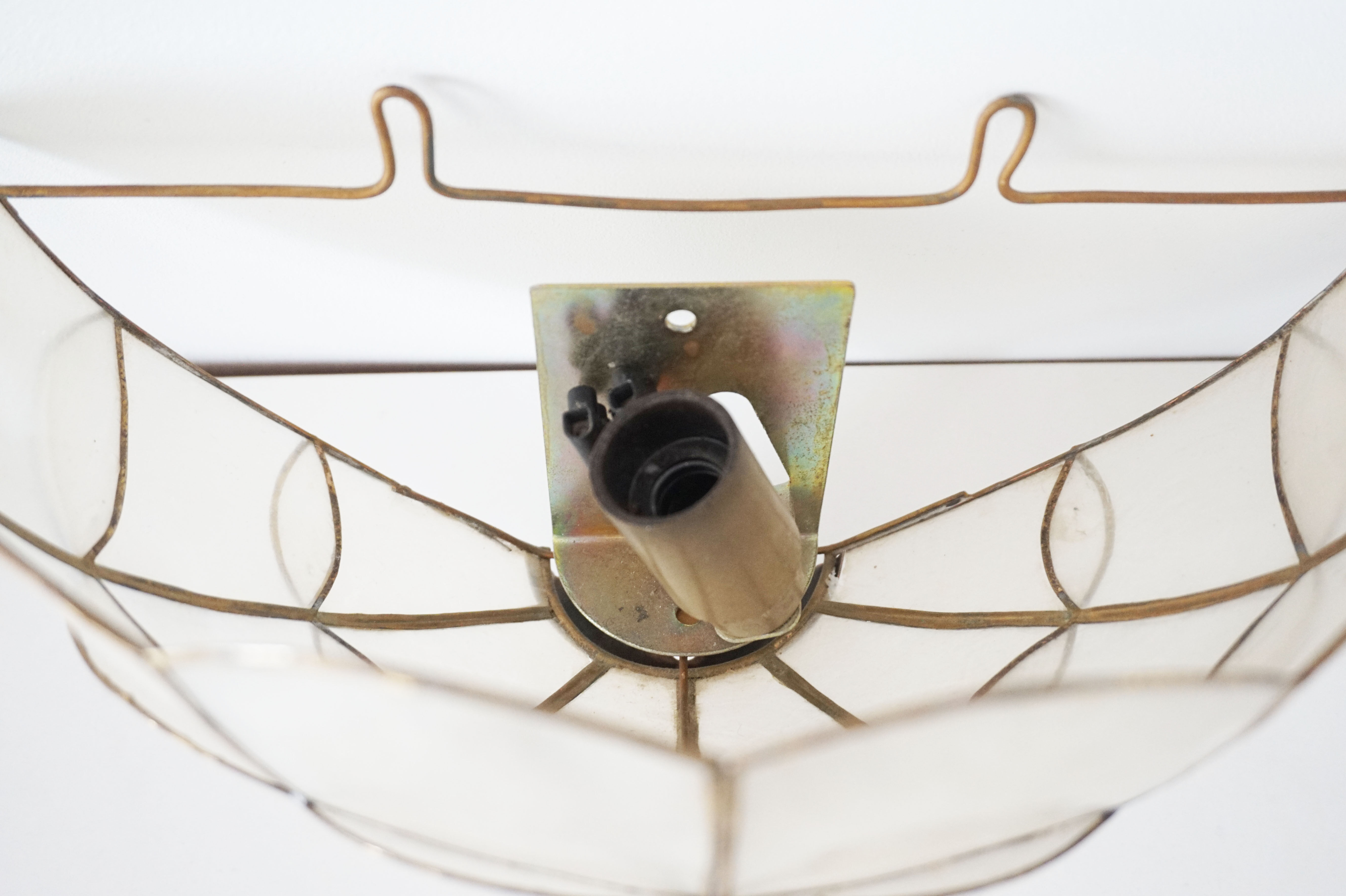 Pair of mother-of-pearl Wall light