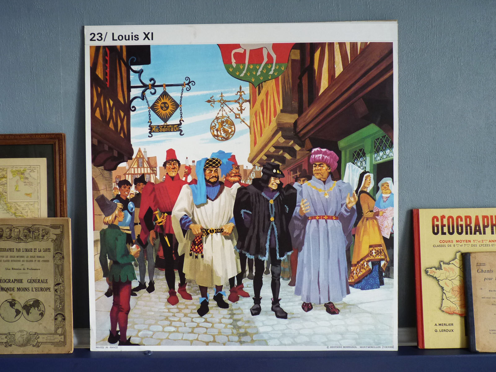 School poster: Louis XI