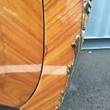 Old style chest of drawers Louis XV marquetry marble top