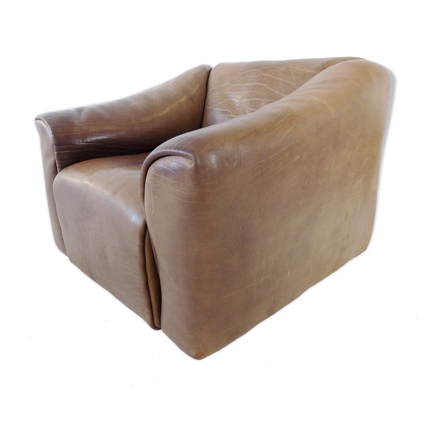 De Sede DS 47 brown leather armchair