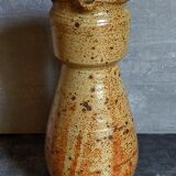 XXL potter's pitcher in Art-populaire pyrite stoneware early twentieth century