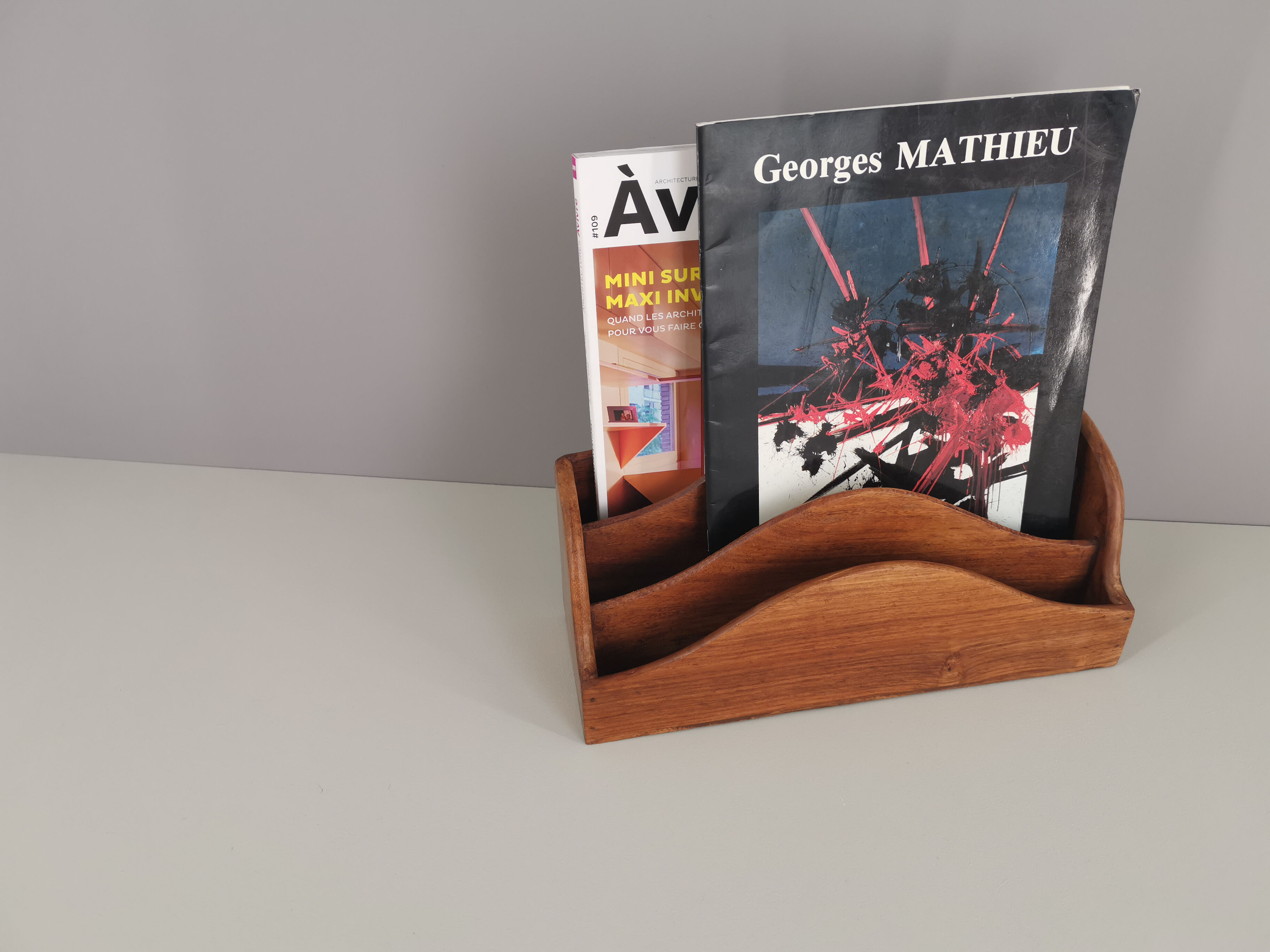 Porte-lettre en bois