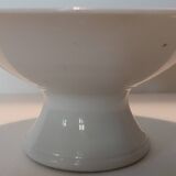 Compotier en porcelaine blanche 19 siècle