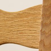 Vintage 1960s brutalist Danish modern oak dining chairs in the style of Henning Kjærnulf