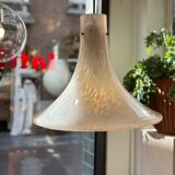 Rare Glashütte Limburg “Trumpet” pendant lamp – 1970s