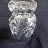 4 antique to digestive glasses in cut crystal and molded crystal decorated