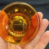 Old two-tone absinthe glass