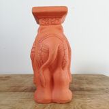 Raw ceramic elephant