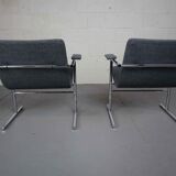 Pair of "Oslo" armchairs by Rudi Verelst for Novalux Belgium, 1965