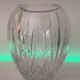 Vintage Crystal Balloon Vase Height 28cm