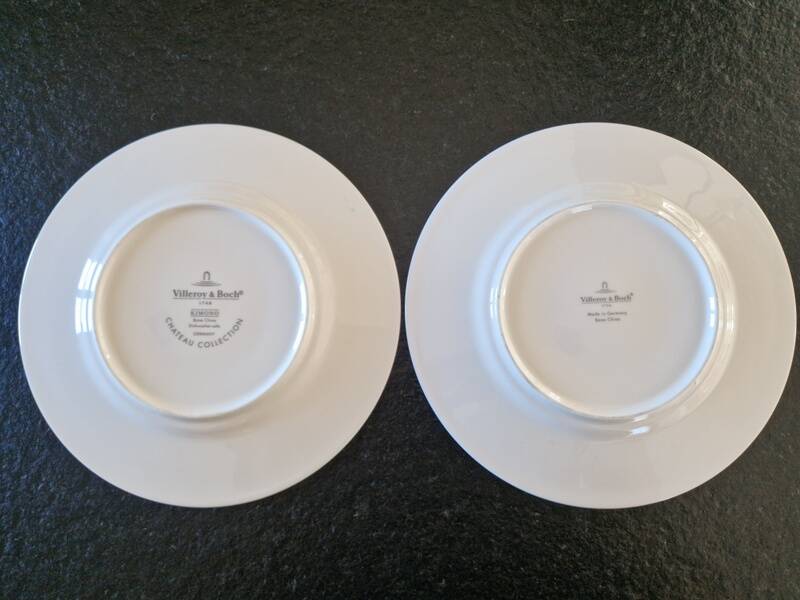 Villeroy and Boch - Pair of Kimono dessert plates, Château