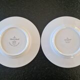 Villeroy et Boch - Paire d'assiettes à desserts modèle Kimono, Château