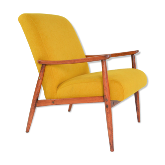 Restored yellow 60s chair