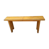 Wooden bench