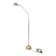 Lampadaire vintage Hustadt à 2 têtes flexibles, laiton mat