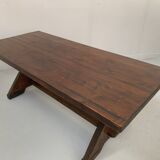 20th century solid fir monastery table