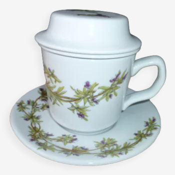 Tasse en porcelaine Pillivuyt pour thé ou tisane