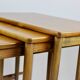Mid Century Nesting Table by Opal, Set of 3, Walnut furniture