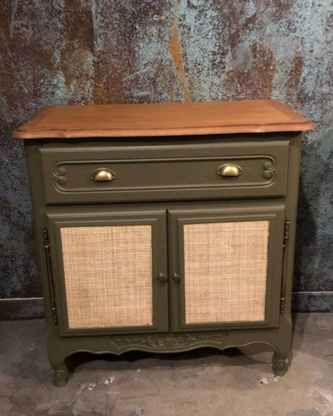 Redesigned wooden sideboard