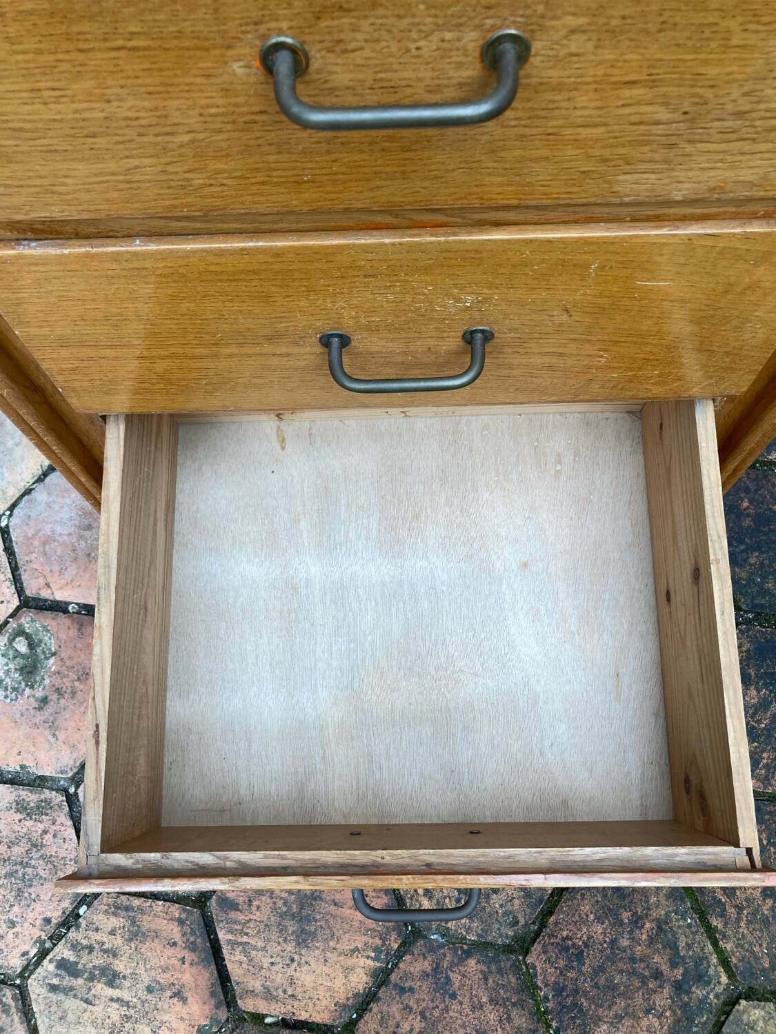 Commode pieds compas vintage