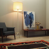 Panneau bas en teck, design danois, années 1970, production: Danemark