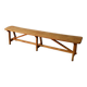 6 Leg Beech Bench