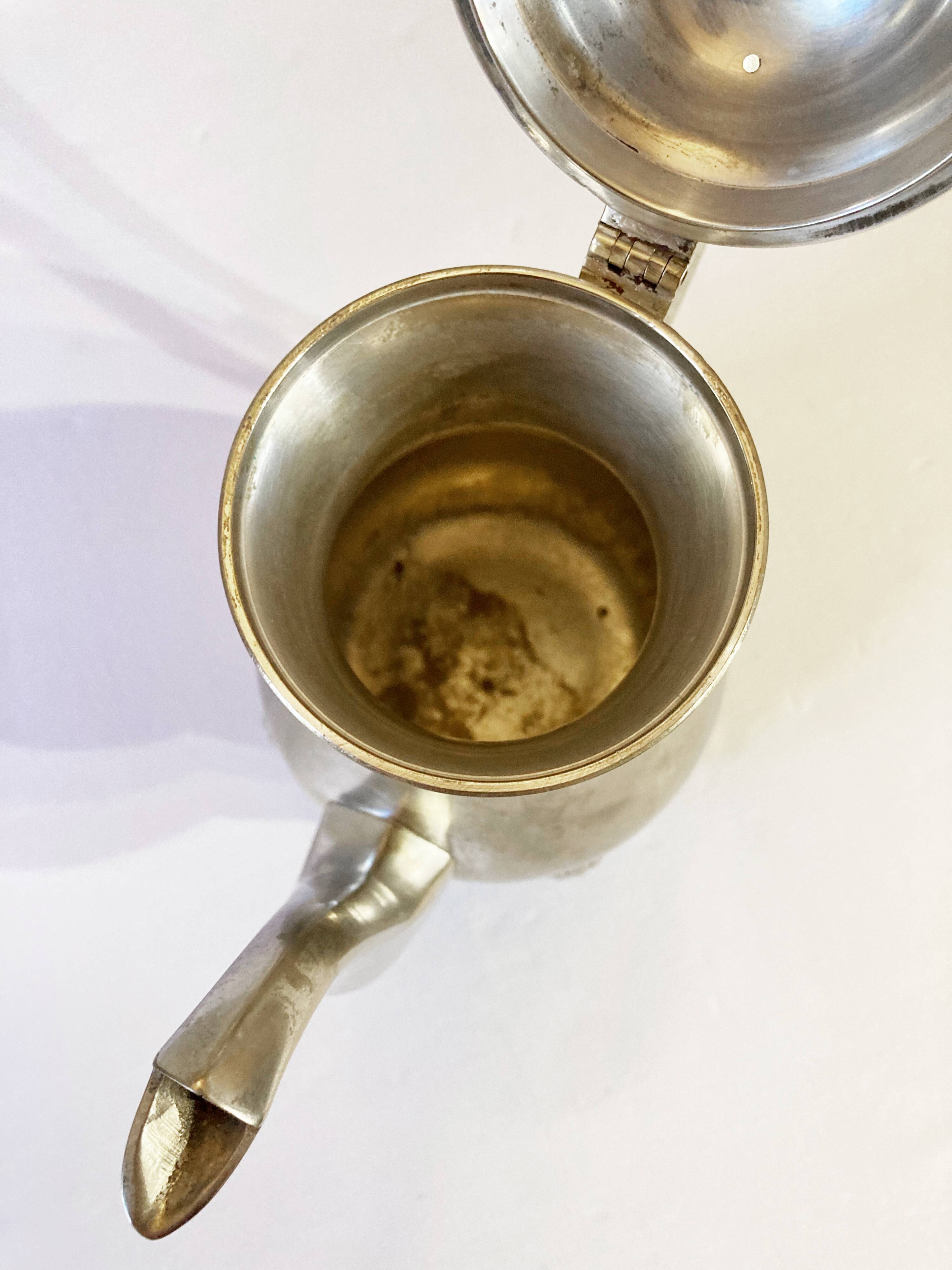 Bronze tea and coffee service, hallmarked EPNS, England, late 19th century