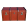 Ancienne malle de voyage cintrée