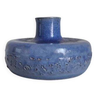pebble-shaped soliflore vase / ceramic / vintage / 80s / French ceramic / decoration / 20th century