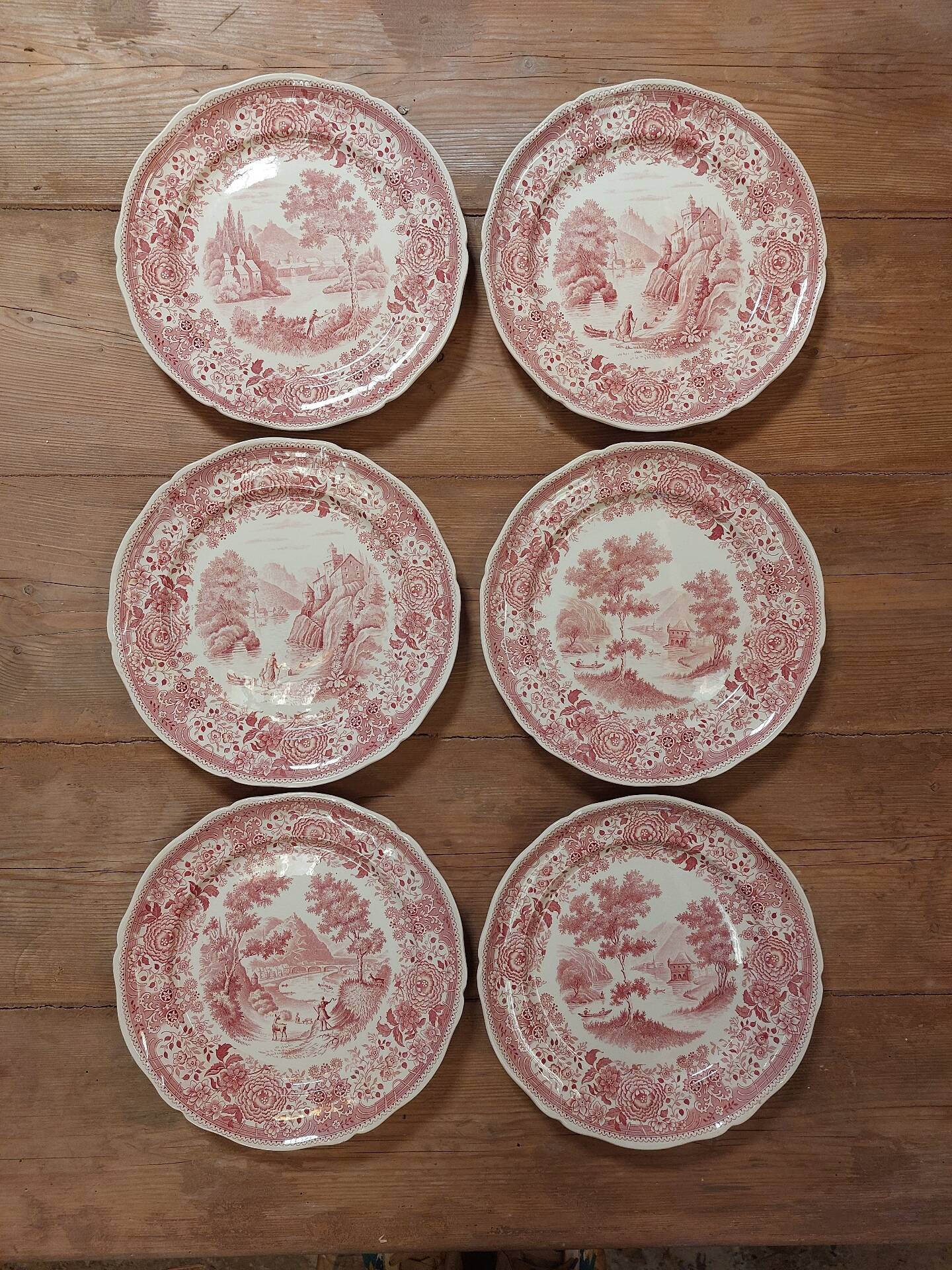 Lot de 6 assiettes plates Villeroy et Boch