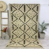 Handmade moroccan berber carpet 254 x 150 cm