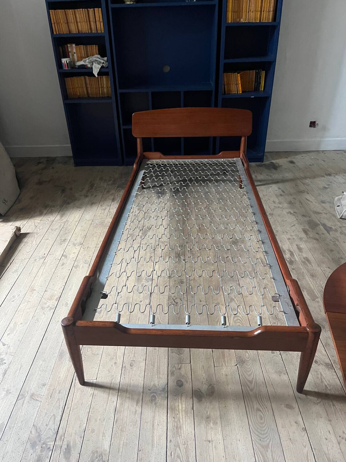 Teak bed by Henri Lancel from the 50s and 60s