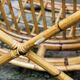 Paire de fauteuils en rotin, made in Italy