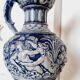 salt-glazed stoneware jug in German style, made by the prestigious house