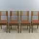 Chaises de salle à manger vintage x4 années 1950 par Pierre Cruège
