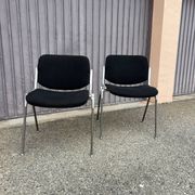 Paire de chaises design DSC Castelli signées Giancarlo Piretti Italie